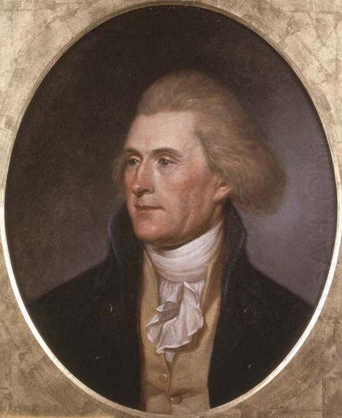 Portrait of Thomas Jefferson, Charles Willson Peale